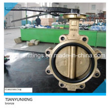 Lever Lug/Wafer API Brass/Bronze Butterfly Valve